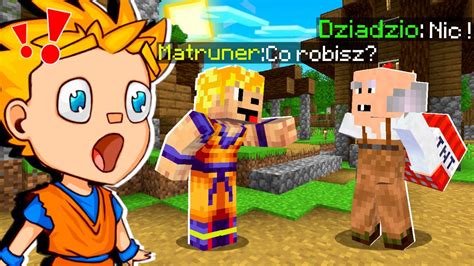 DZIADEK COŚ KOMBINUJE w NASZEJ WIOSCE w MINECRAFT szok YouTube