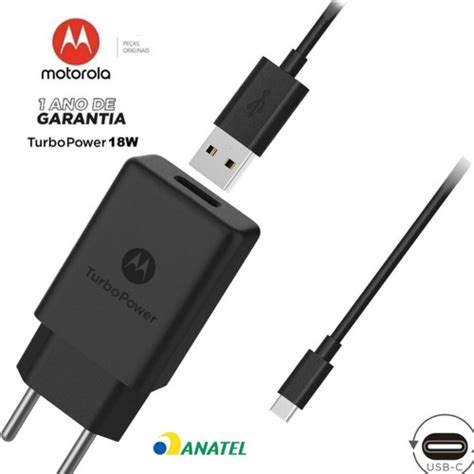 Carregador Moto G8 G8 Plus Turbo Power Original Selo Anatel Frete Grátis