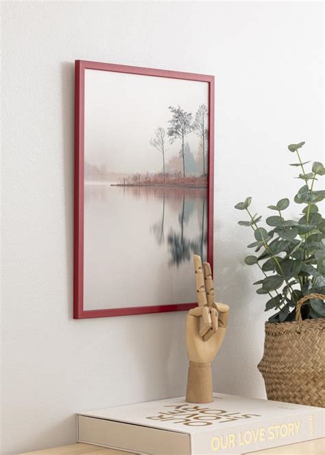 Buy Frame Edsbyn Red 40x50 Cm Picture Mount Black 12x16 Inches Here