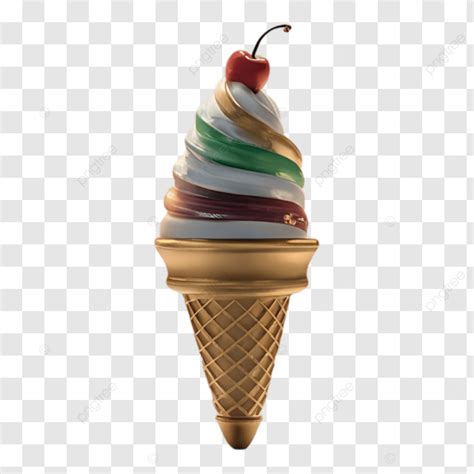 Rainbow Swirl Ice Cream Cone Ice Cream Cone Rainbow Png Transparent