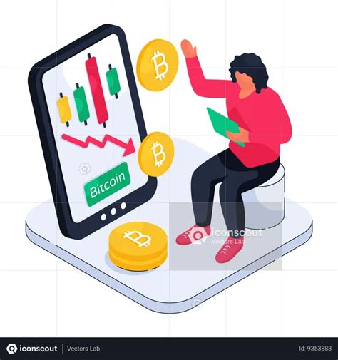 Bitcoin Candlestick Chart Illustration - Free Download Network ...