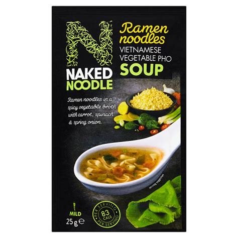 Naked Noodle Ramen Noodles Vietnamese Vegetable Pho Soup 25g Really