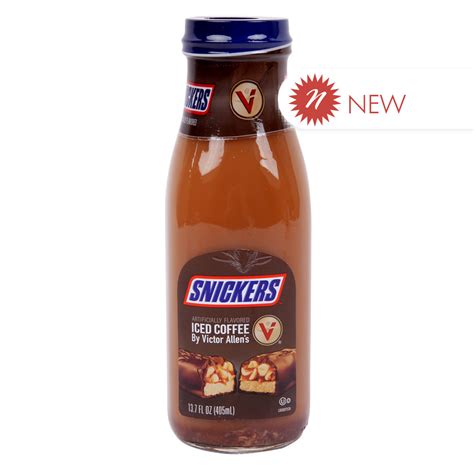 Victor Allens Ice Coffee Snickers 137oz Nassau Candy