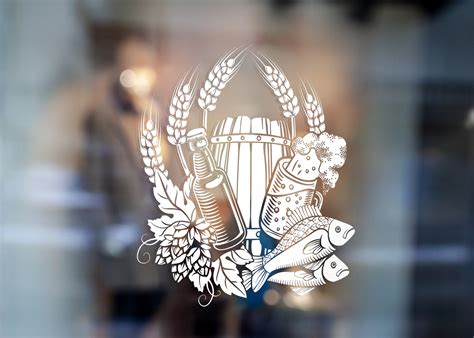 Наклейка на витрину on Behance