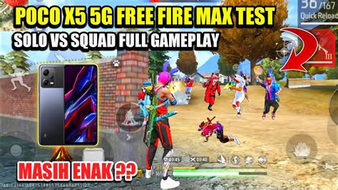 Poco X G Free Fire Max Test Full Gameplay Ultra Fps Masih Enak