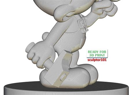 The Smurfs Handy Smurf 3D Model By Sculptor101