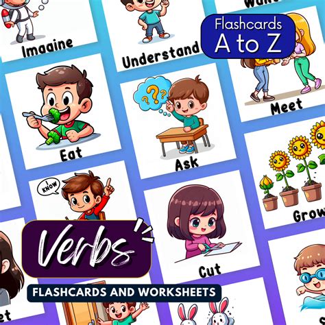 Action Verbs A To Z Flashcards Iprof Shop