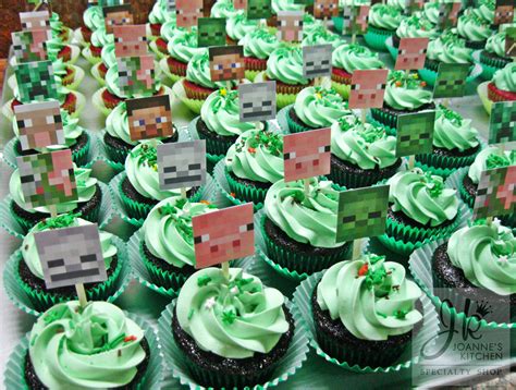 Minecraft Cupcakes Fiesta Minecraft Mesa De Dulces Dulces