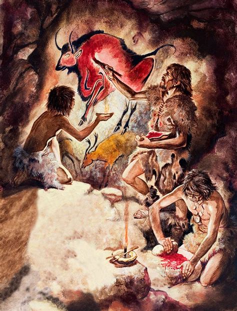 The Stone Ages OLD AND NEW Cave Paintings Prehistoric Cave