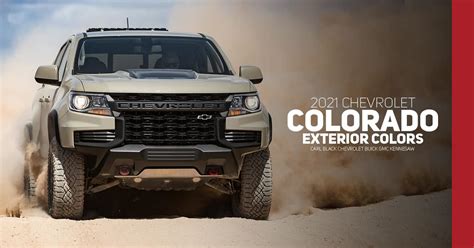 2021 Chevrolet Colorado Color Options - Carl Black Kennesaw