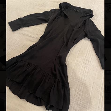 Rachel Zoe Black Dress Size 0 Depop