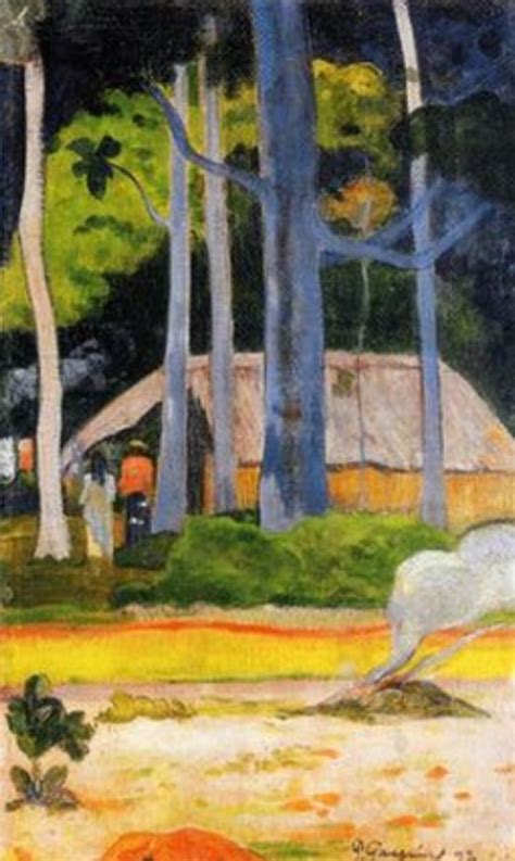 Painting The Town City Town Village House Art Paul Gauguin