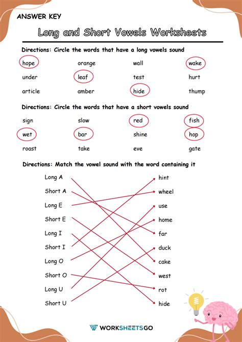 Long And Short Vowels Worksheets Worksheetsgo