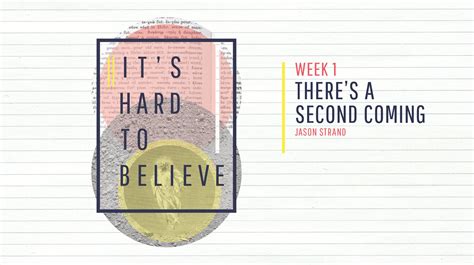 It's Hard to Believe – Church Sermon Series Ideas