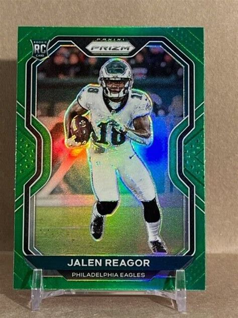 Prizm Football Jalen Reagor Green Prizm Rookie Rc Eagles