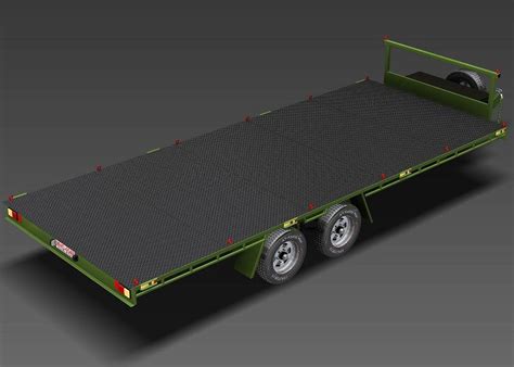 6m Flat Top Trailer Plans Flatbed Trailer Car Trailer Trailerplans