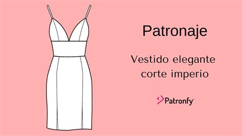 Patronaje Vestido Corte Imperio Vestido Elegante Youtube