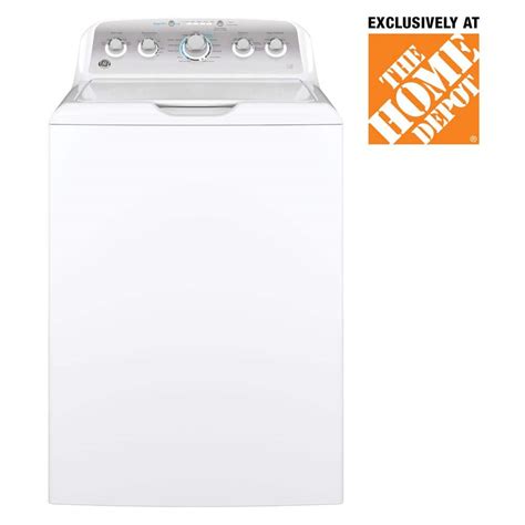 GE 4.6 cu. ft. High-Efficiency White Top Load Washing Machine with ...