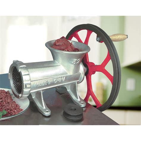 Kitchener 32 Meat Grinder With V Belt Pulley Hand Meat Grinders