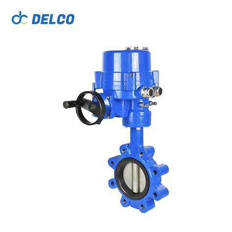 Multi Turn Explosion Proof Lug Motorized Butterfly Valves