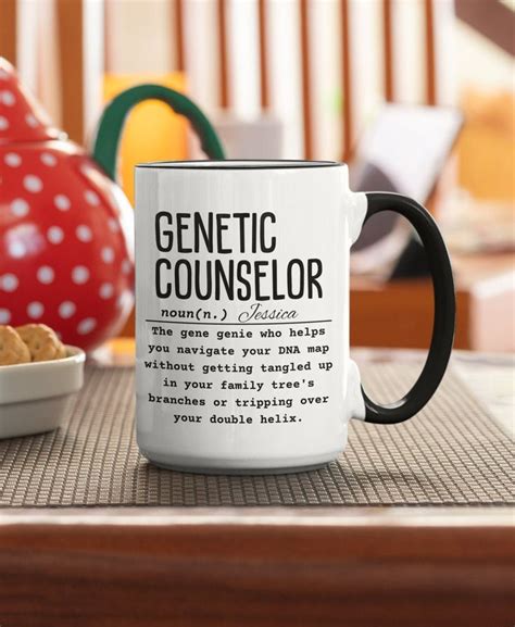 Genetic Counselor T Genetic Counselor Mug Molecular Biology Genetics