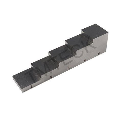 5mm Ss316 5 Step Calibration Block For Thickness Gauge