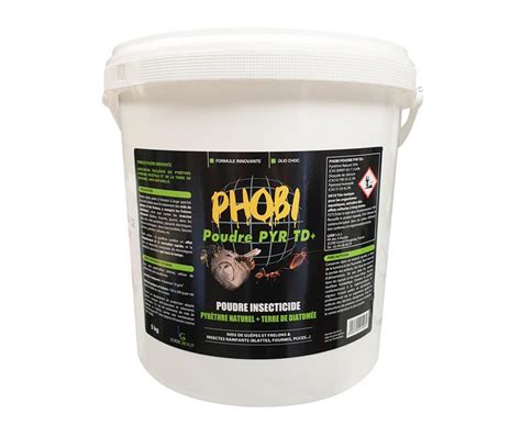 Phobi poudre PYR TD insecticide pyrêthre naturel et terre de diatomée