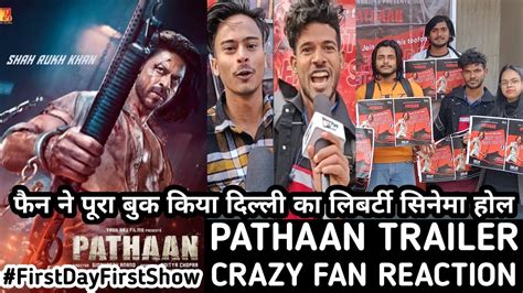 Pathaan Trailer Crazy Fan Review Pathaan Trailer Public Reaction