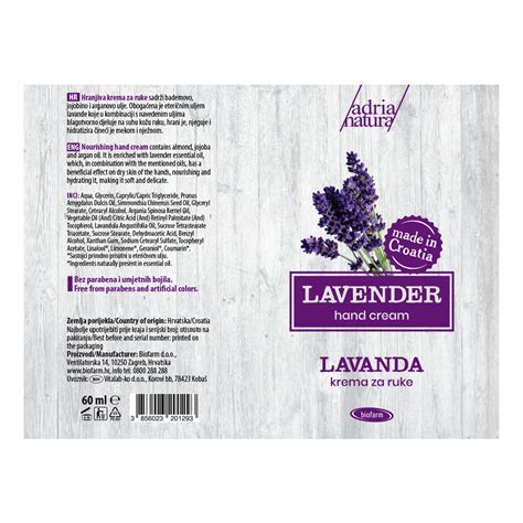 Krema Za Ruke Lavanda Ml Biofarm