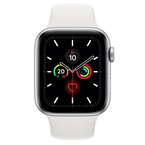 Apple Watch Series 5 (2019) | 44 mm | Aluminium | GPS | silber ...