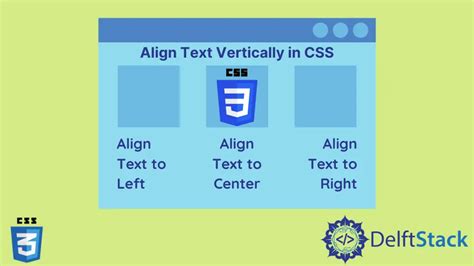 Text Vertikal Ausrichten In CSS Delft Stack