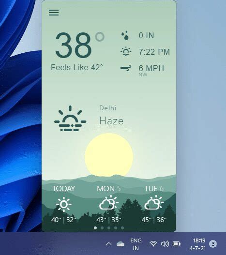 How To Display Weather Info In Windows 11 Taskbar The Microsoft Windows11