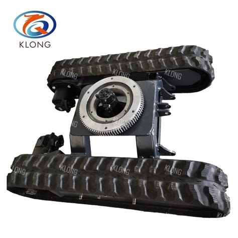 Factory Oem Ton Ton Rubber Crawler Track Undercarriage With Slewing