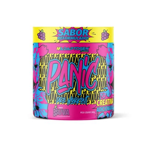 Panic Pré Treino Nova Formula 300g Adaptogen Science