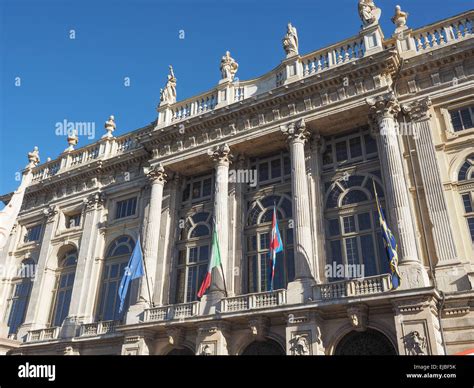 Palazzo Madama Turin Stock Photo Alamy