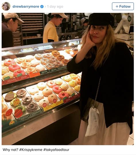 Drew Barrymore Takes Instagram Followers on a Tokyo Food Tour - Celeb ...