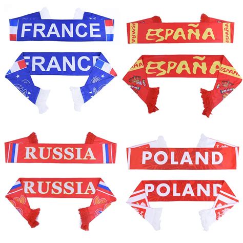 Russia World Cup 2018 Football Fans Scarf Soccer Fan Scarf National