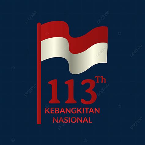 Indonesian Flag Vector Art Png 113 Th Kebangkitan Nasional Of