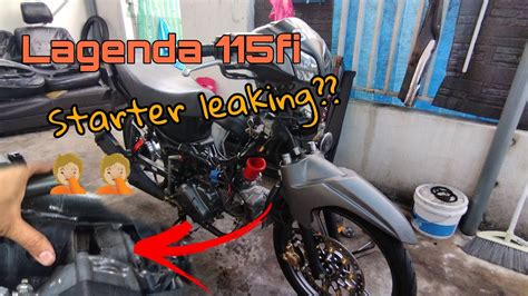 Starter Racing Leaking Lagenda Fi Project Youtube