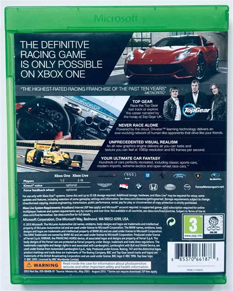 Forza Motorsport 5 БВ російська версія диск для Xbox One Id