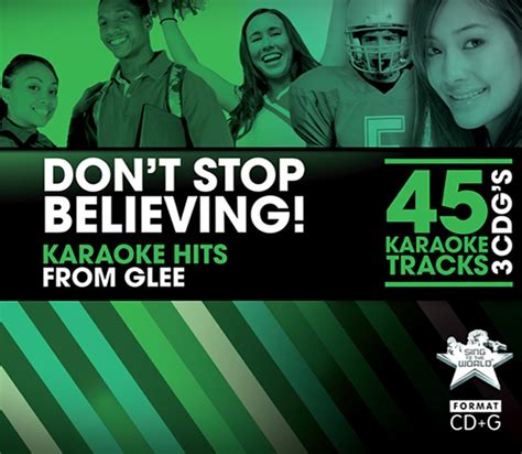 Sing To The World Karaoke Don T Stop Believing Hits From Glee