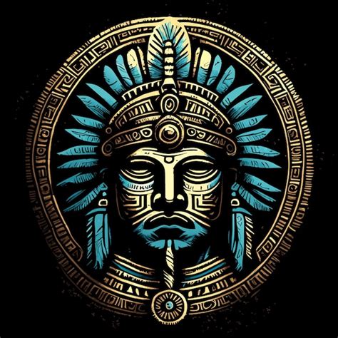 Premium Vector Artistic Echoes Of Time Mesoamerican Civilization In