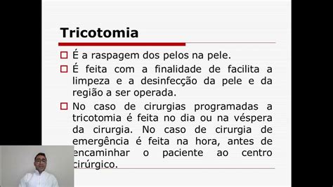 Tricotomia Facial - Aula 19 Tricotomia - Introdução a Enfermagem - Técnico em Enfermagem ...