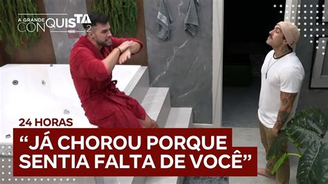 Kaio se estressa após Hadad dizer que Dona Geni chorou por ele A