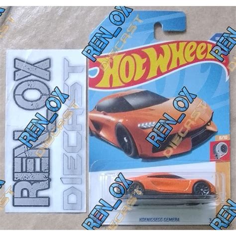 Jual Hot Wheels Koenigsegg Gemera Oranye 2022 Shopee Indonesia