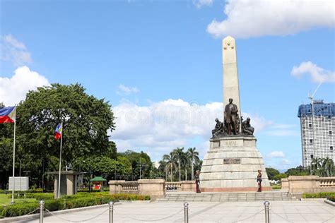 Rizal Monument Manila Luzon Philippines Editorial Stock Photo Image