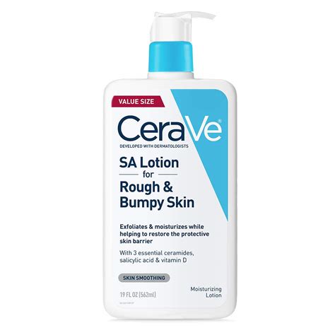 Cerave Sa Lotion For Rough And Bumpy Skin Vitamin D Hyaluronic Acid Lactic Acid