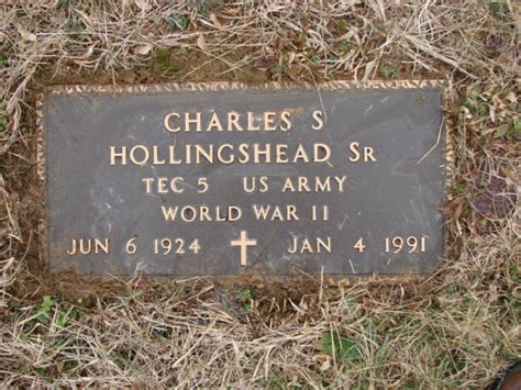 Charles Smith Hollingshead Sr 1924 1991 Find A Grave Memorial