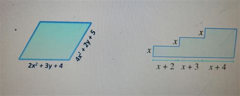 4 Expresa algebraicamente el perímetro de las siguientes figuras POR