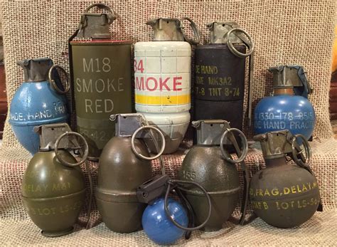 Vietnam Era US Hand Grenades